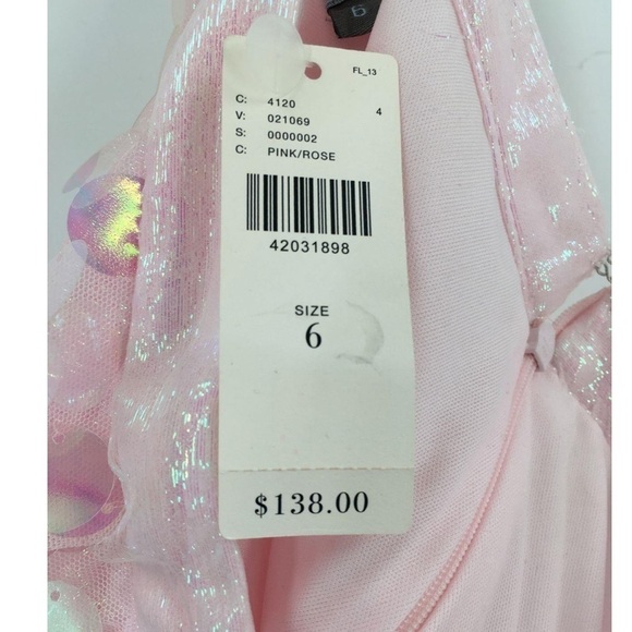 Eva Franco sold at Anthropology adorable pink chunky sequin skirt Brand NEW! - Picture 8 of 12